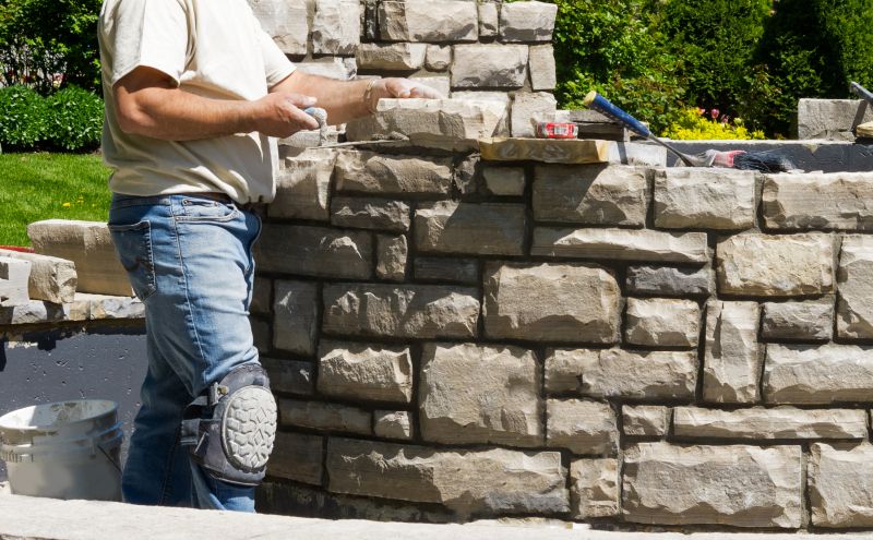 Our team working on Masonry Service projects in Fargo, ND