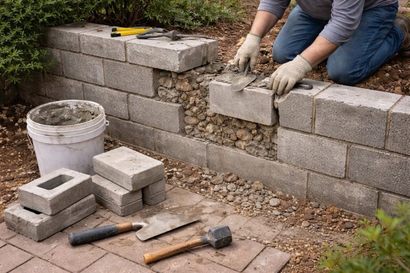 Block Wall Repair in Casselton, ND
