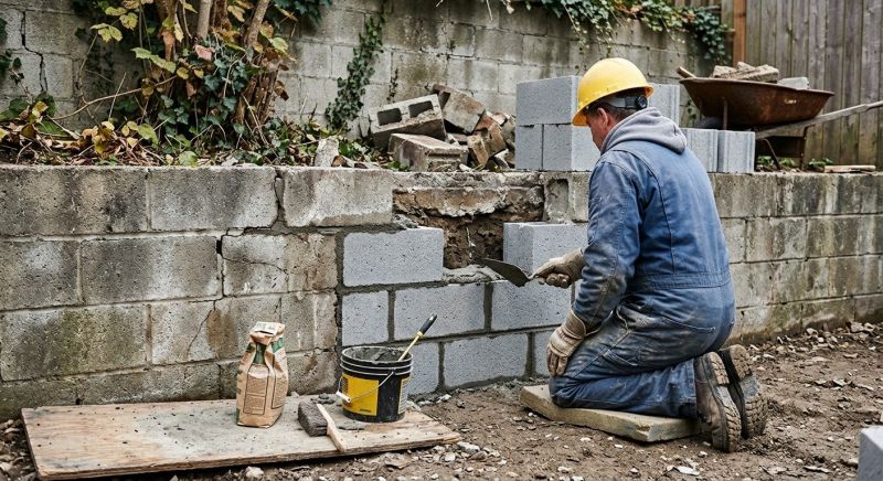 Block Wall Repair in Fargo, ND