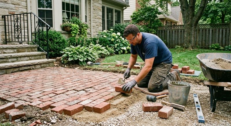 Brick Flatwork Repair in Fargo, ND