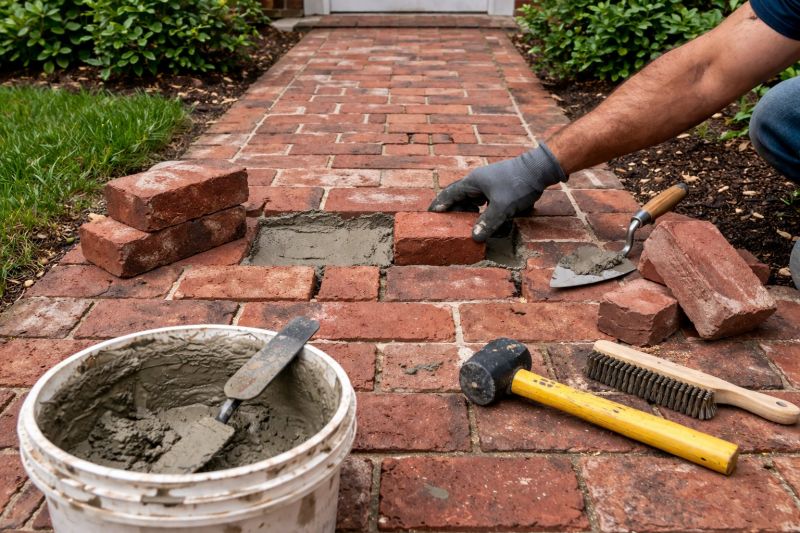 Brick Pathway Repair in Fargo, ND