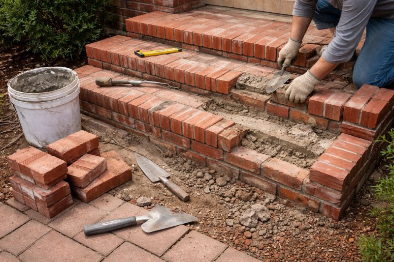 Brick Stairs Repair in Fargo, ND