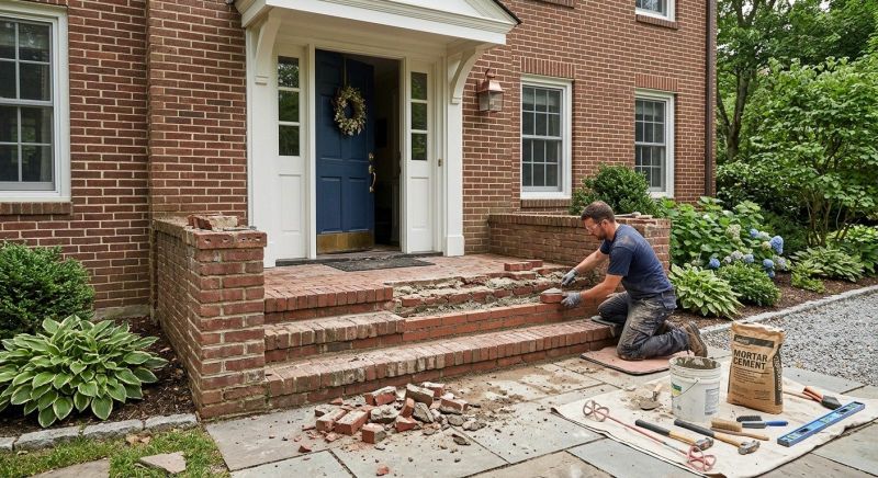 Brick Steps Repair in Fargo, ND