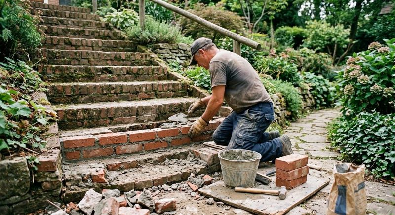 Brick Steps Repair in Fargo, ND