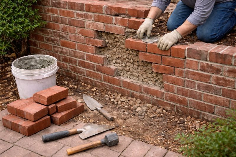Brick Wall Repair in Fargo, ND