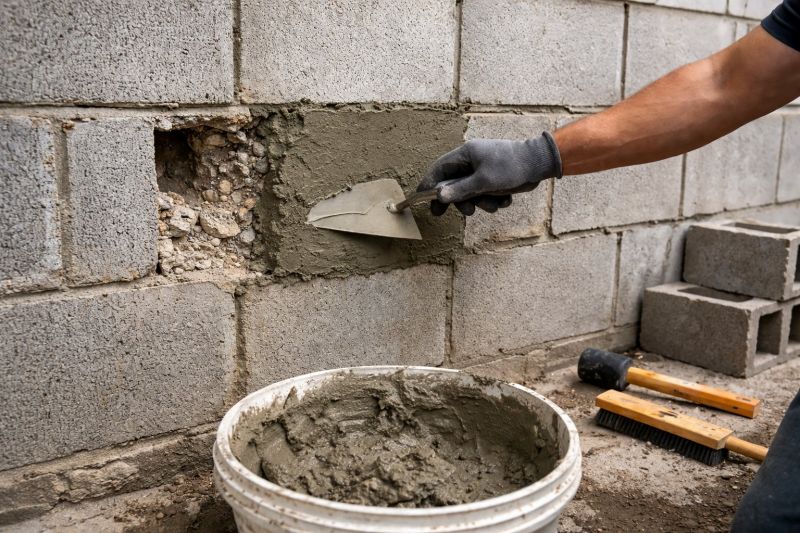 Concrete Block Repair in Moorhead, MN