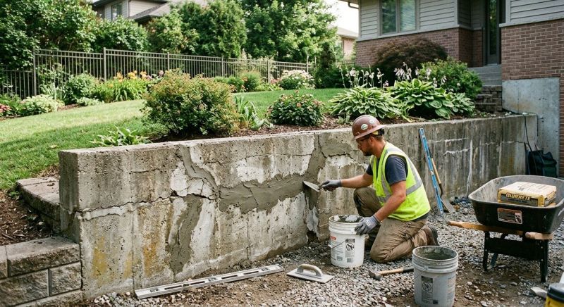 Retaining Wall Repair in Fargo, ND