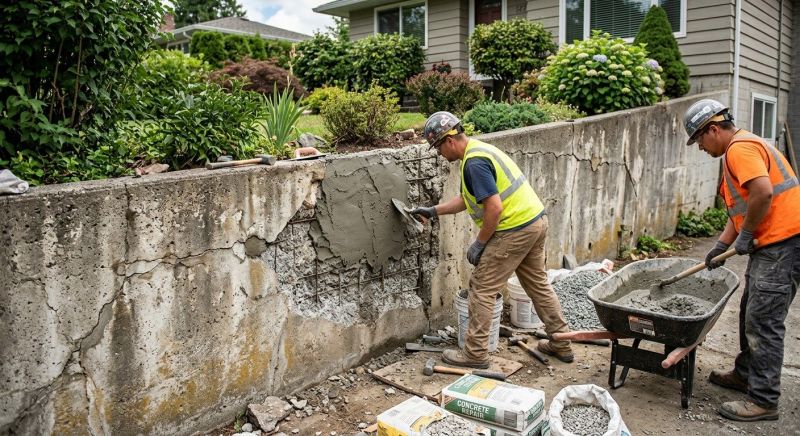 Retaining Wall Repair in Moorhead, MN