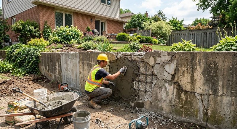 Retaining Wall Repair in Moorhead, MN