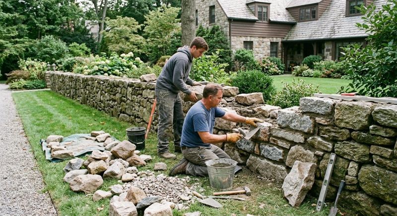 Rock Wall Repair in Fargo, ND