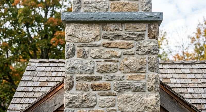 Stone Chimney Installation in Fargo, ND