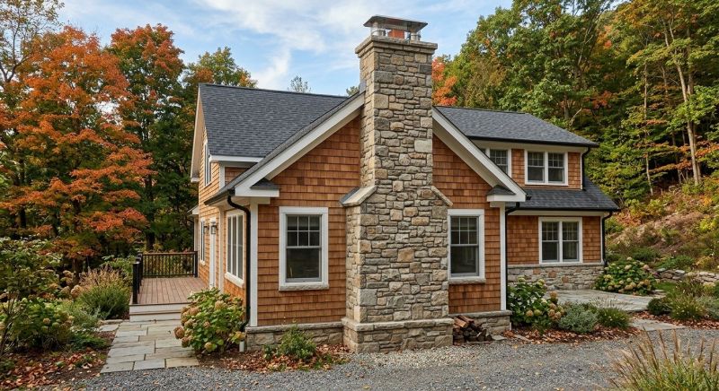 Stone Chimney Installation in Moorhead, MN