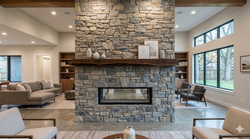 Stone Chimney Installation in Moorhead, MN